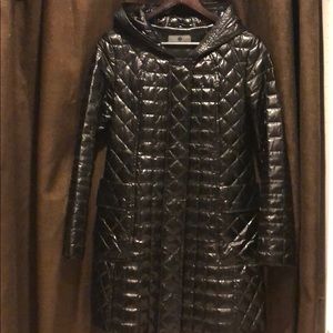down and feather coat